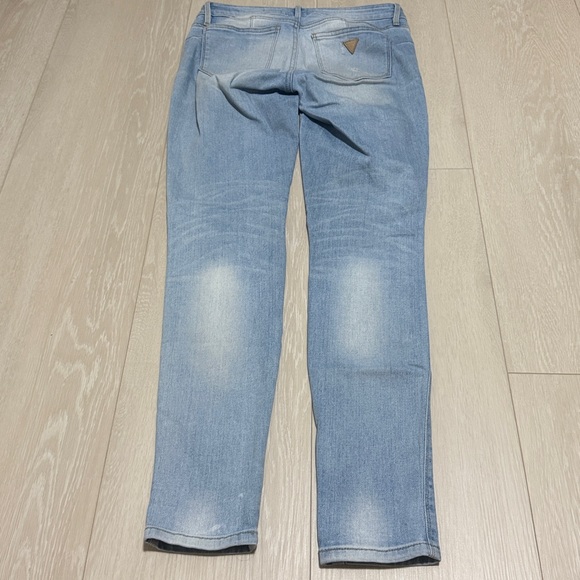 Guess Light Blue Distressed Curve X Skinny Jeans - Picture 9 of 10